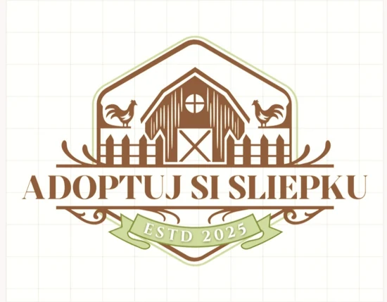 Adoptuj si sliepku — pôvodné logo, založené 2025